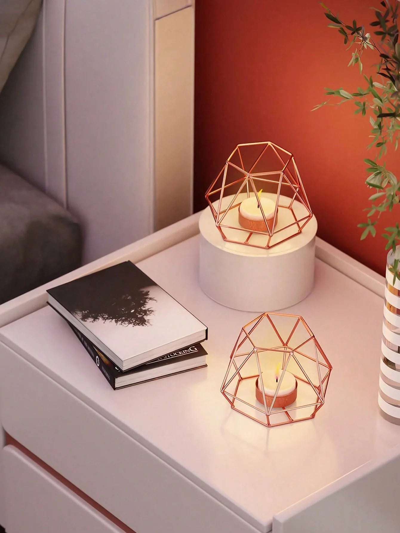 Hexagon Candle Holders