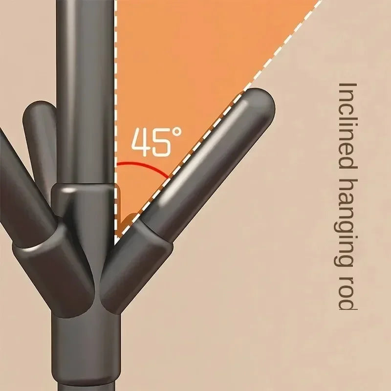 Tree Style Floor Standing Clothes Rack