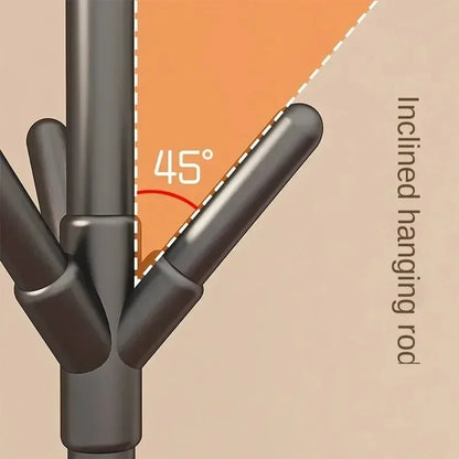 Tree Style Floor Standing Clothes Rack