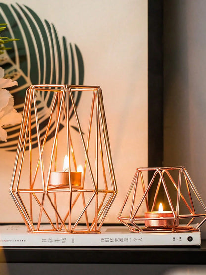 Hexagon Candle Holders