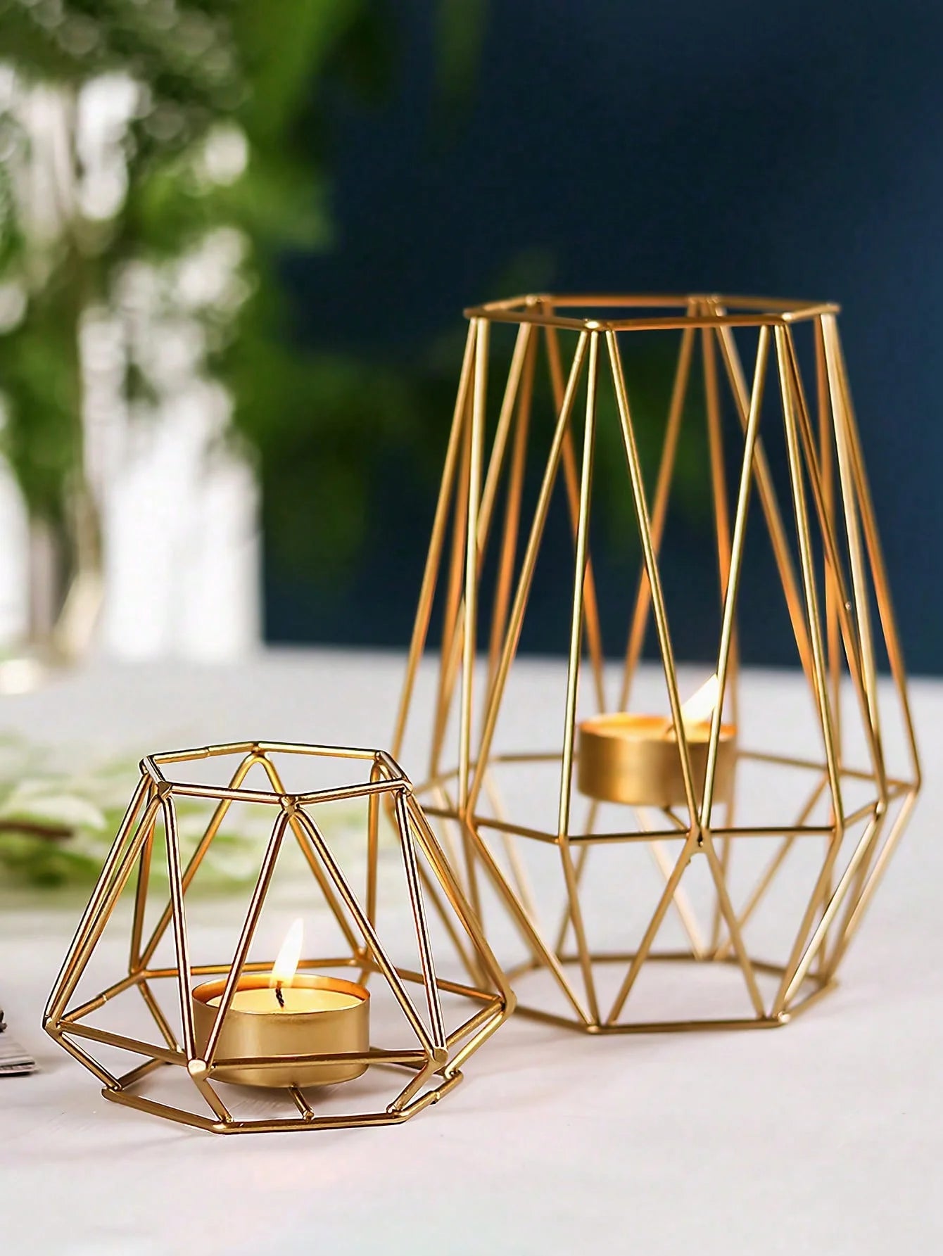 Hexagon Candle Holders