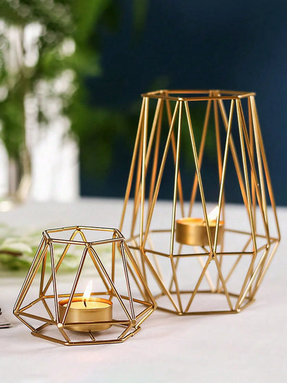 Hexagon Candle Holders